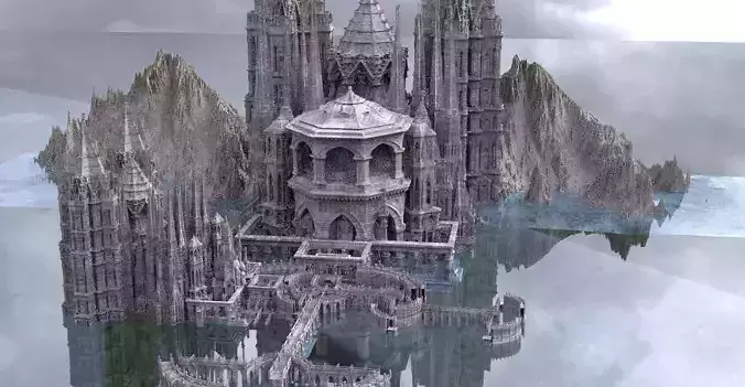 Ancient Civilization Grand palace Ruins