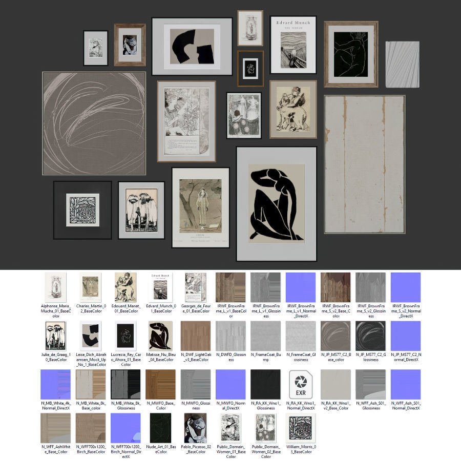 Gallery Wall 137 3D model_6