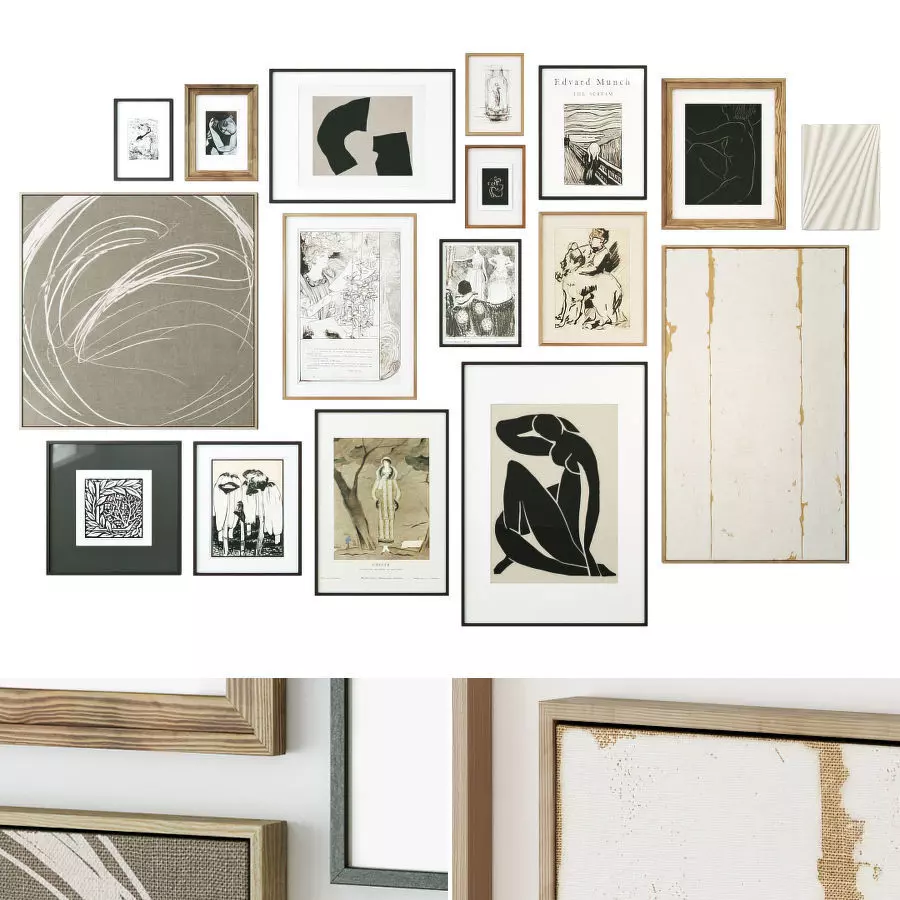 Gallery Wall 137 3D model_0