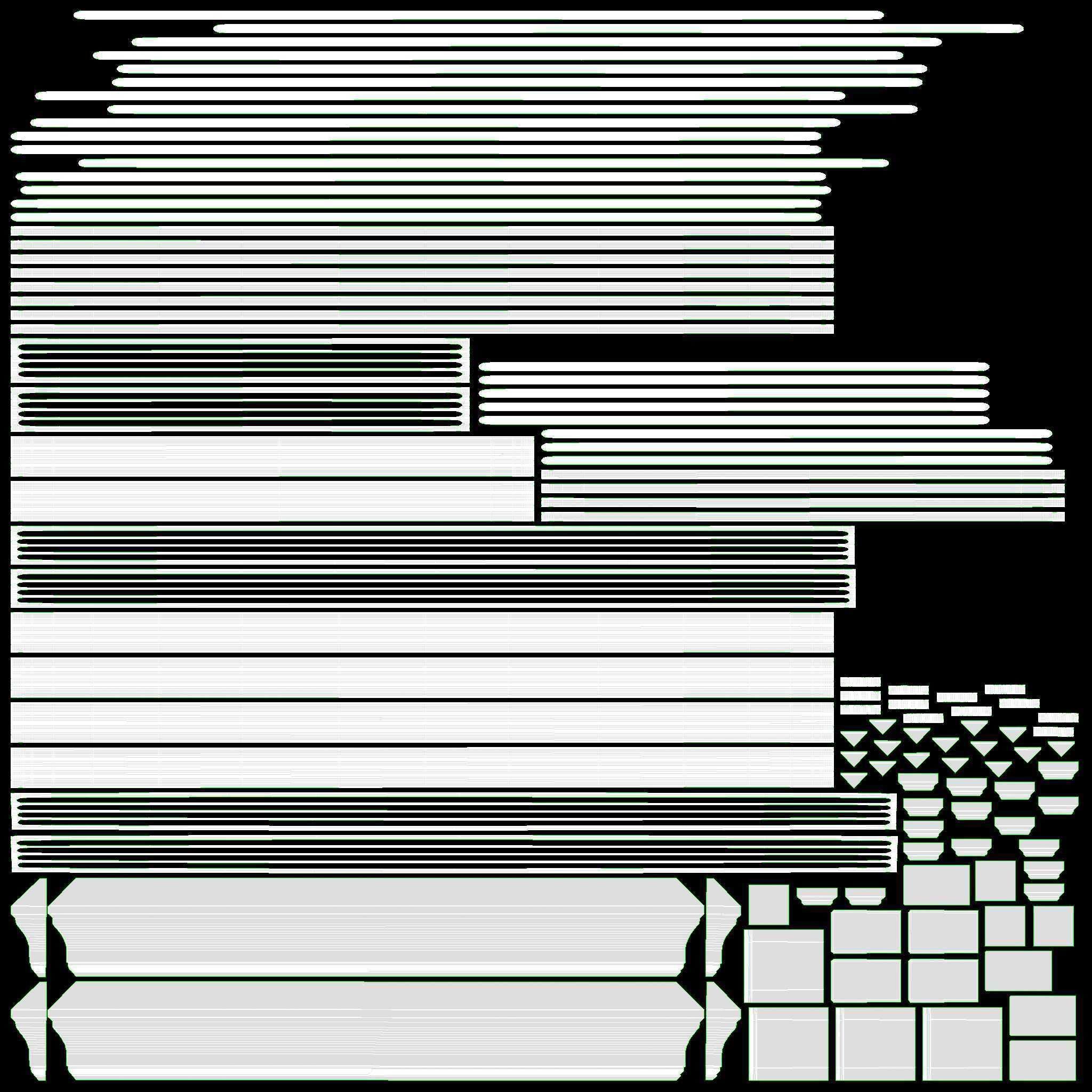 Classic door double 07 3D model_10