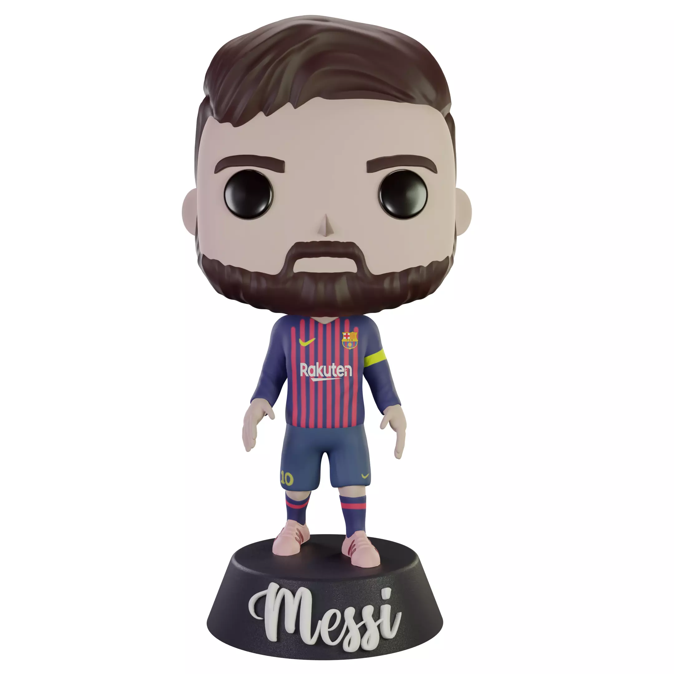 Custom POP - Messi 3D print model_0