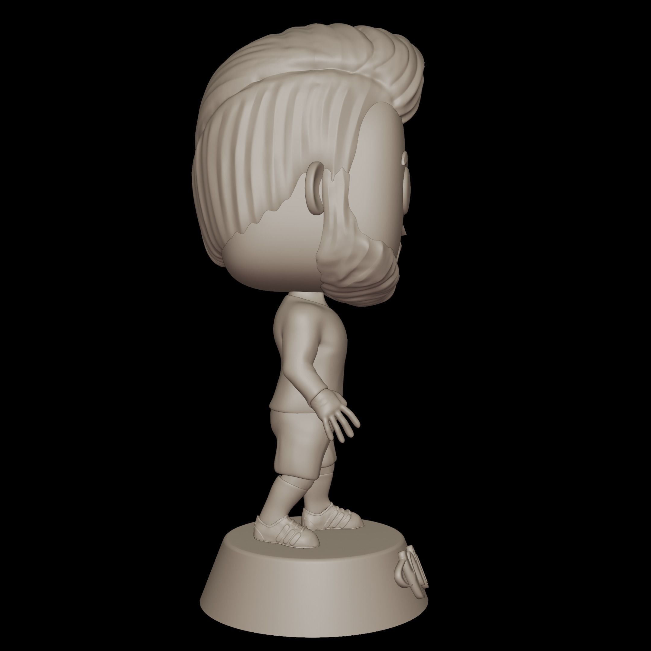 Custom POP - Messi 3D print model_7