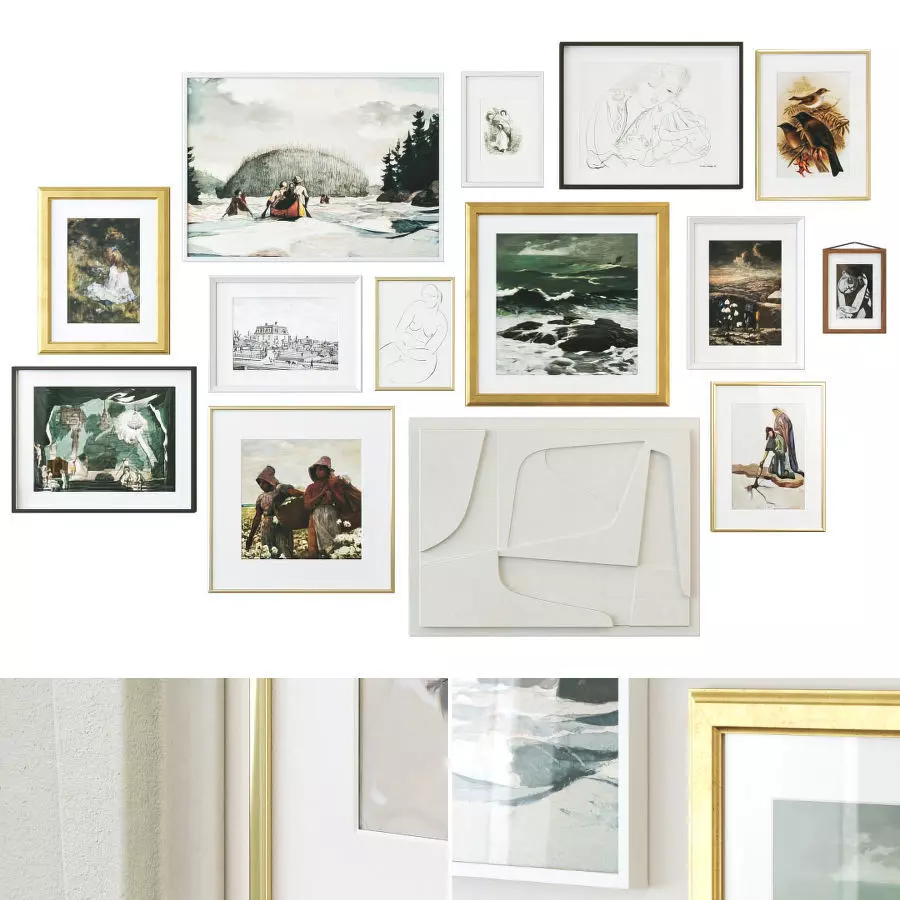 Gallery Wall 139 3D model_0