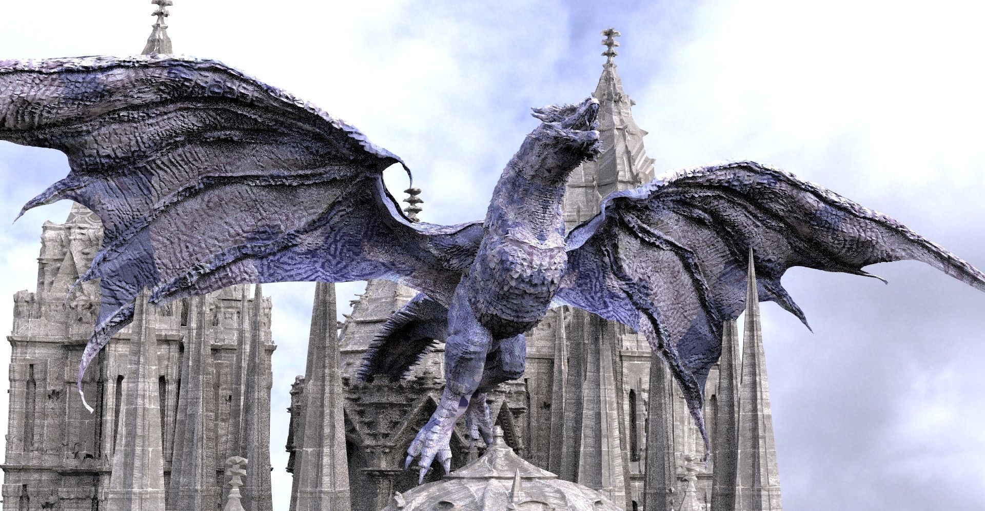 Ancient Civilization The Dragons Return Kit bash 3D models 3D model_11