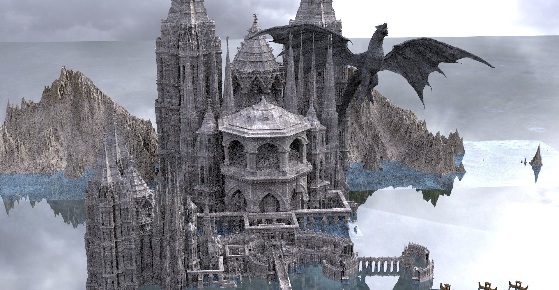 Ancient Civilization The Dragons Return Kit bash 3D models 3D model_9