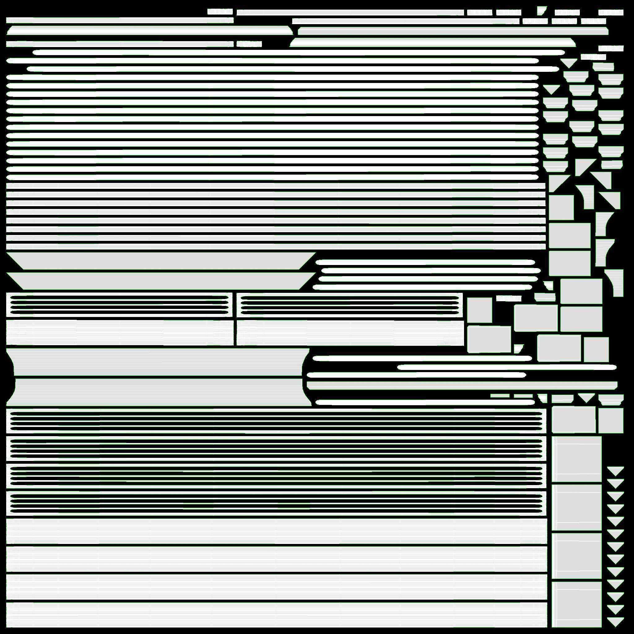 Door classic with glass 01 3D model_8