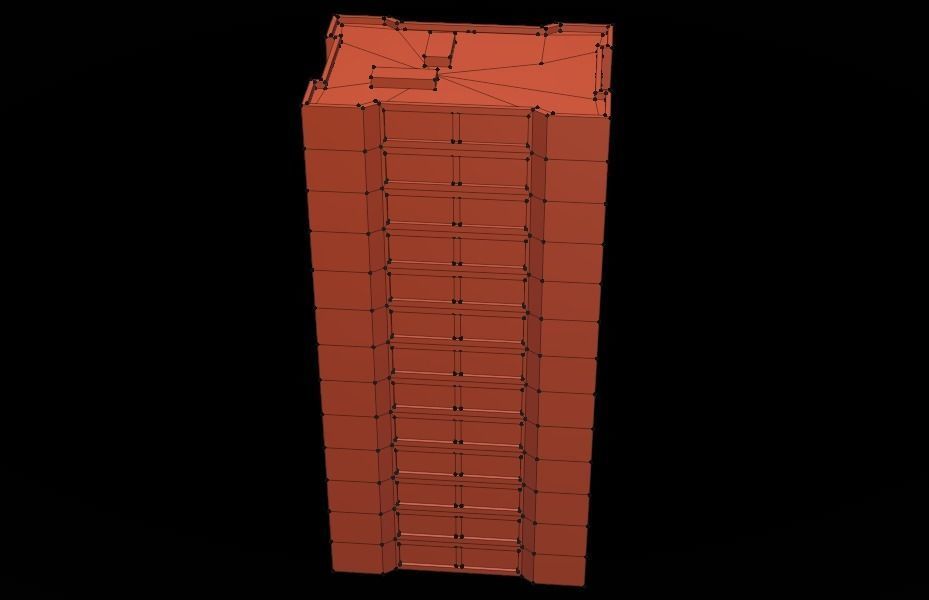 Stylized Building Pack - Mobile Game Asset Free low-poly 3D model_7