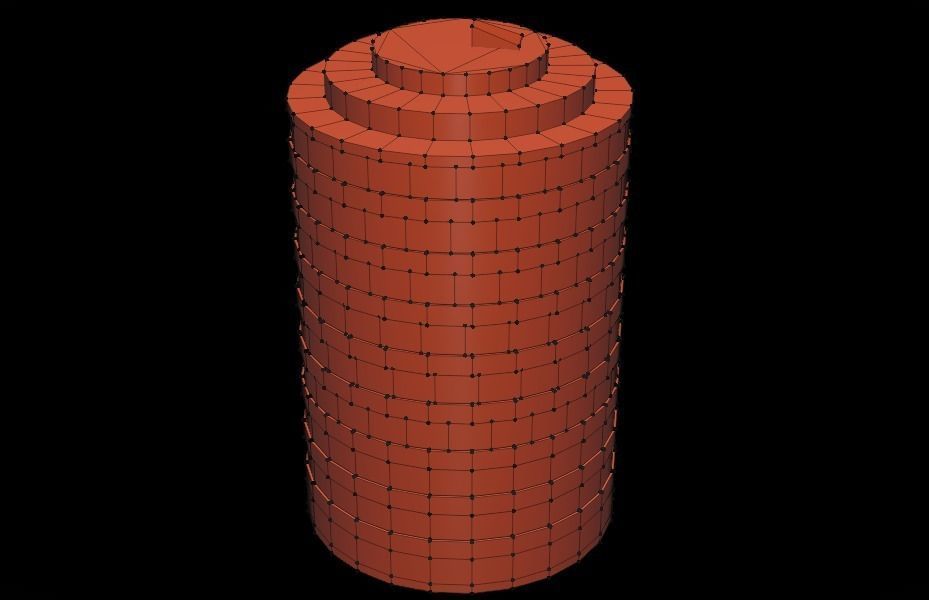 Stylized Building Pack - Mobile Game Asset Free low-poly 3D model_6