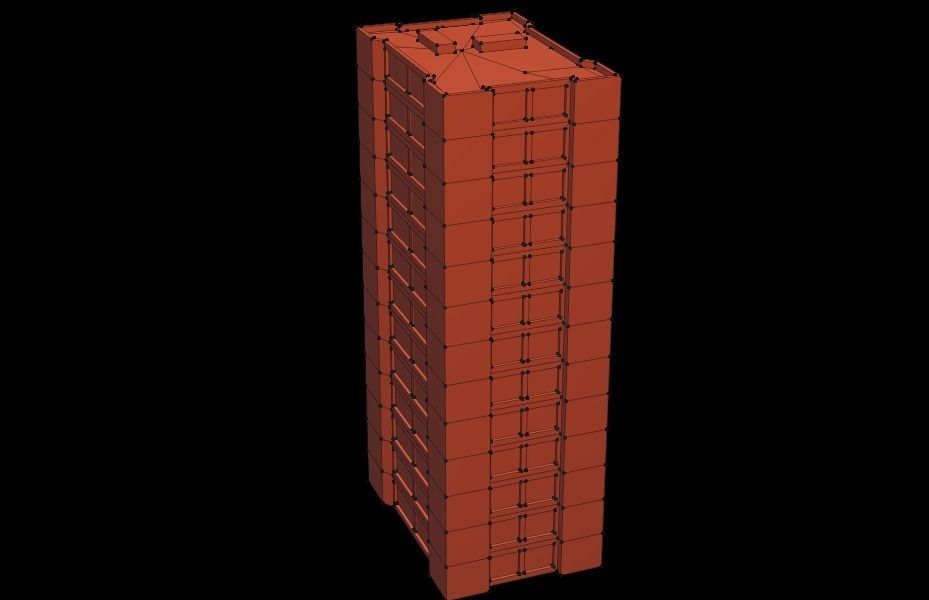 Stylized Building Pack - Mobile Game Asset Free low-poly 3D model_8