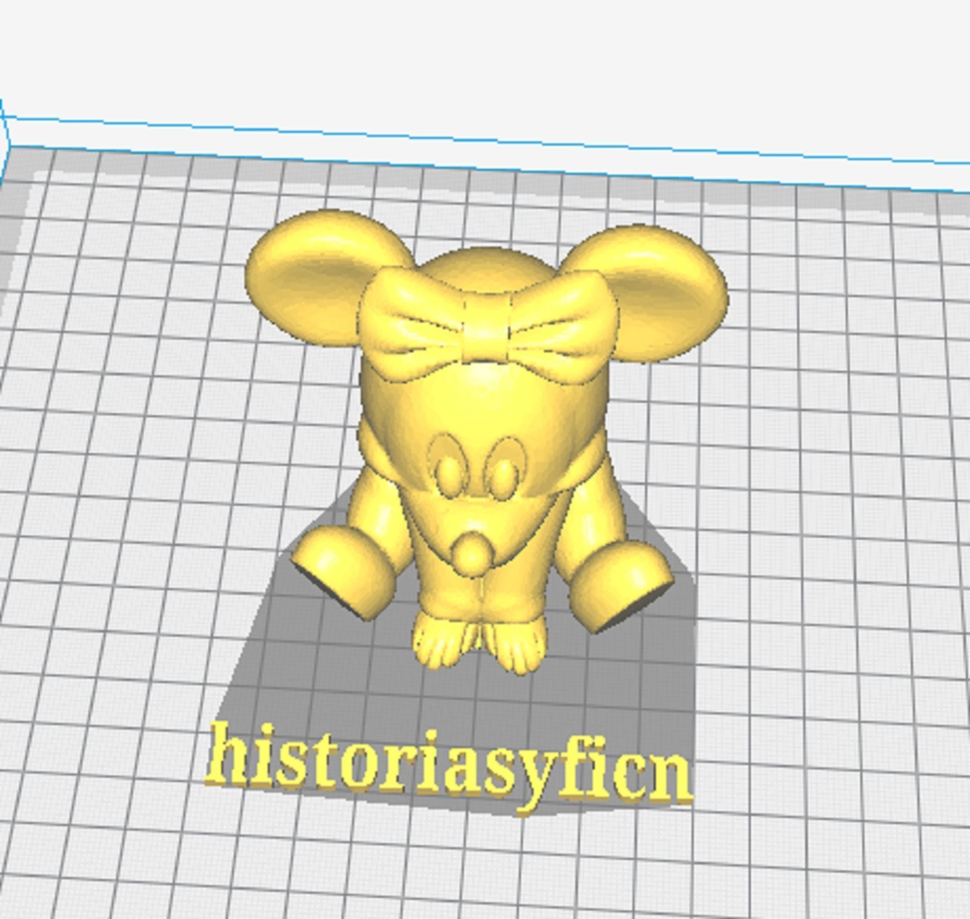 Minnie Mouse Baby 3D print model_4