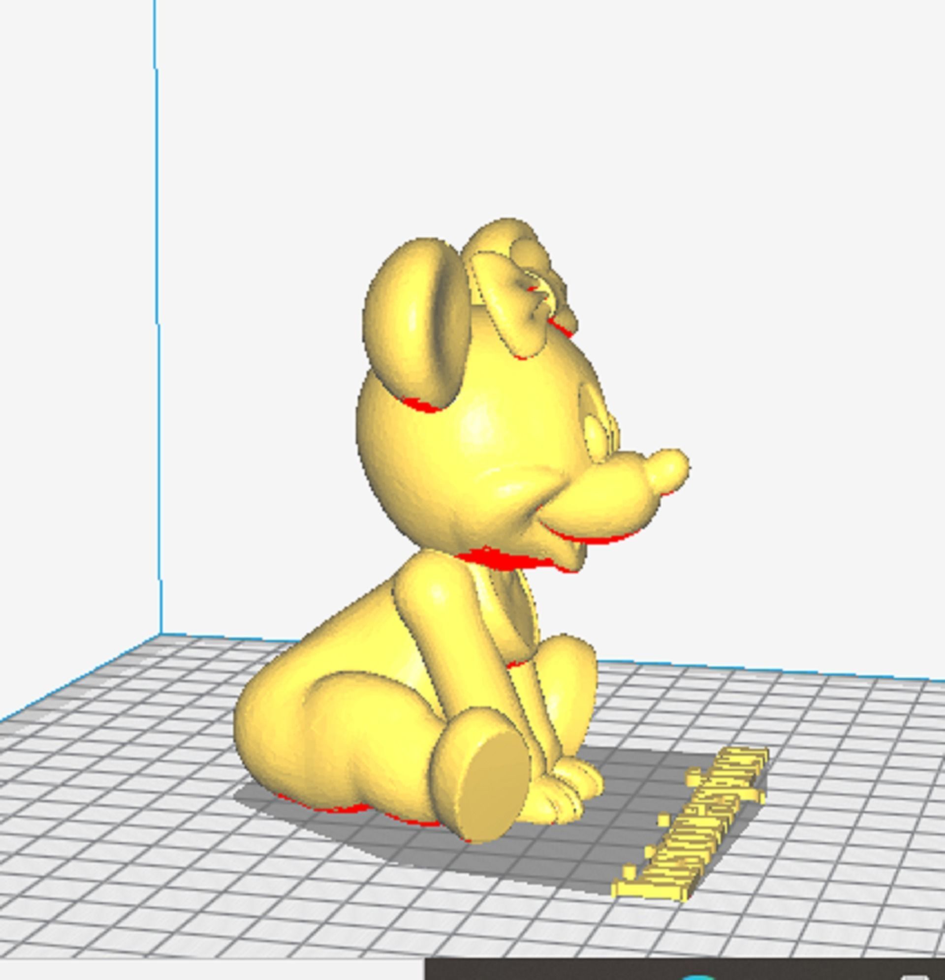 Minnie Mouse Baby 3D print model_1