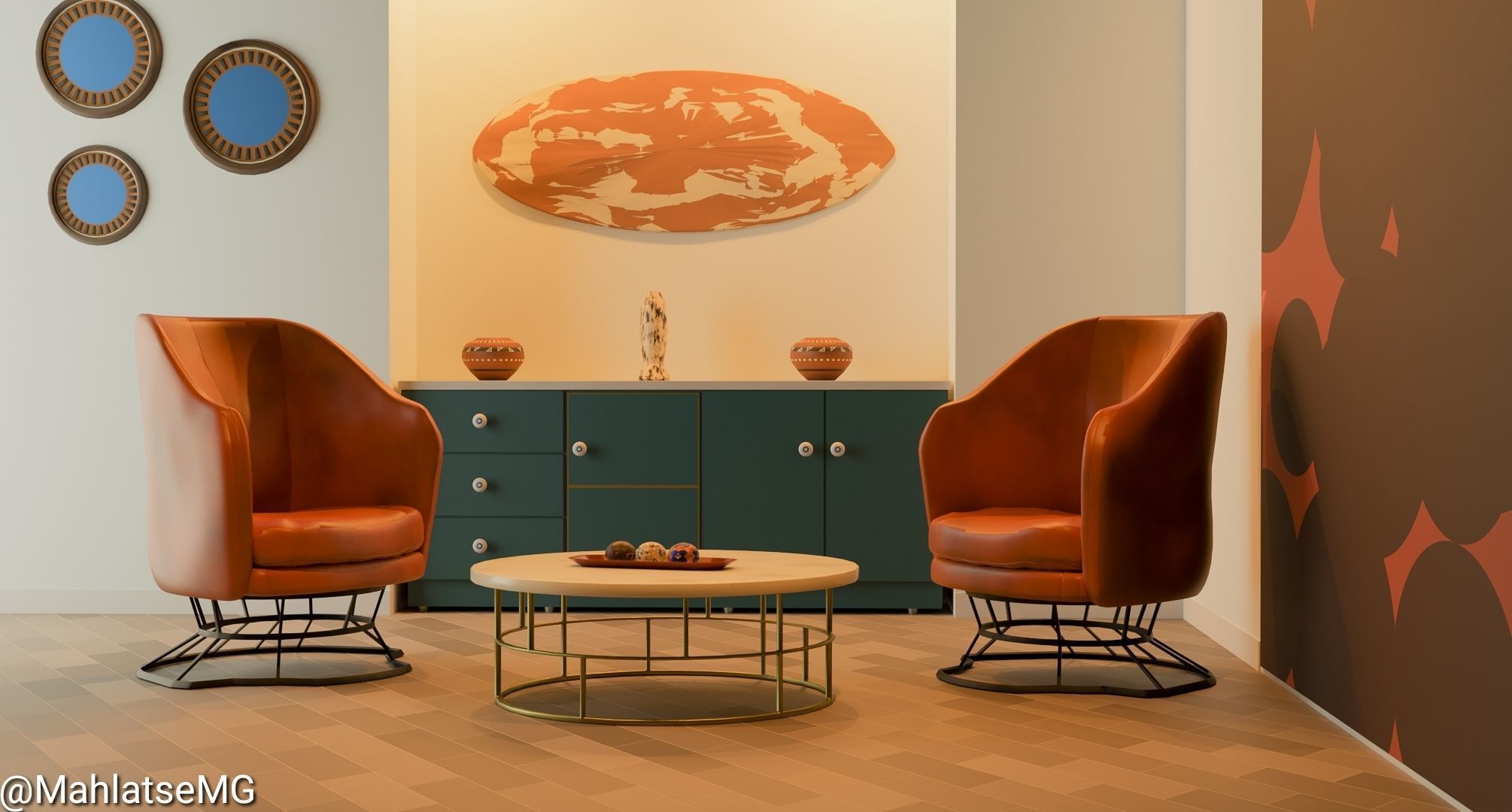 Lounge chair 3D model_3