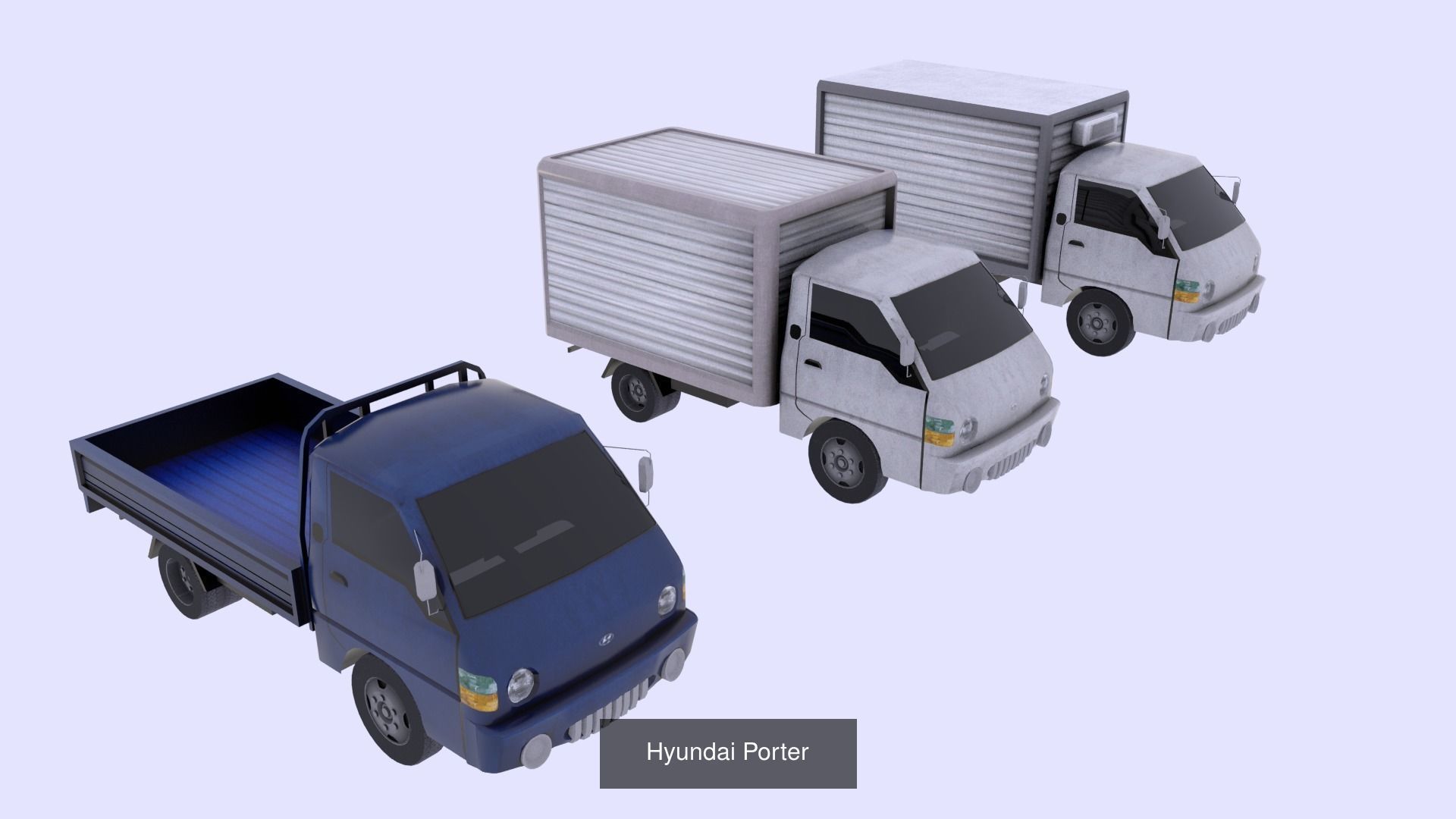 Korean Vehicles Pack 3D Model Collection_1