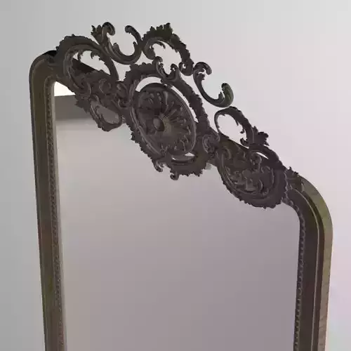 Decorated Mirror Vical Zermat 90x166cm 