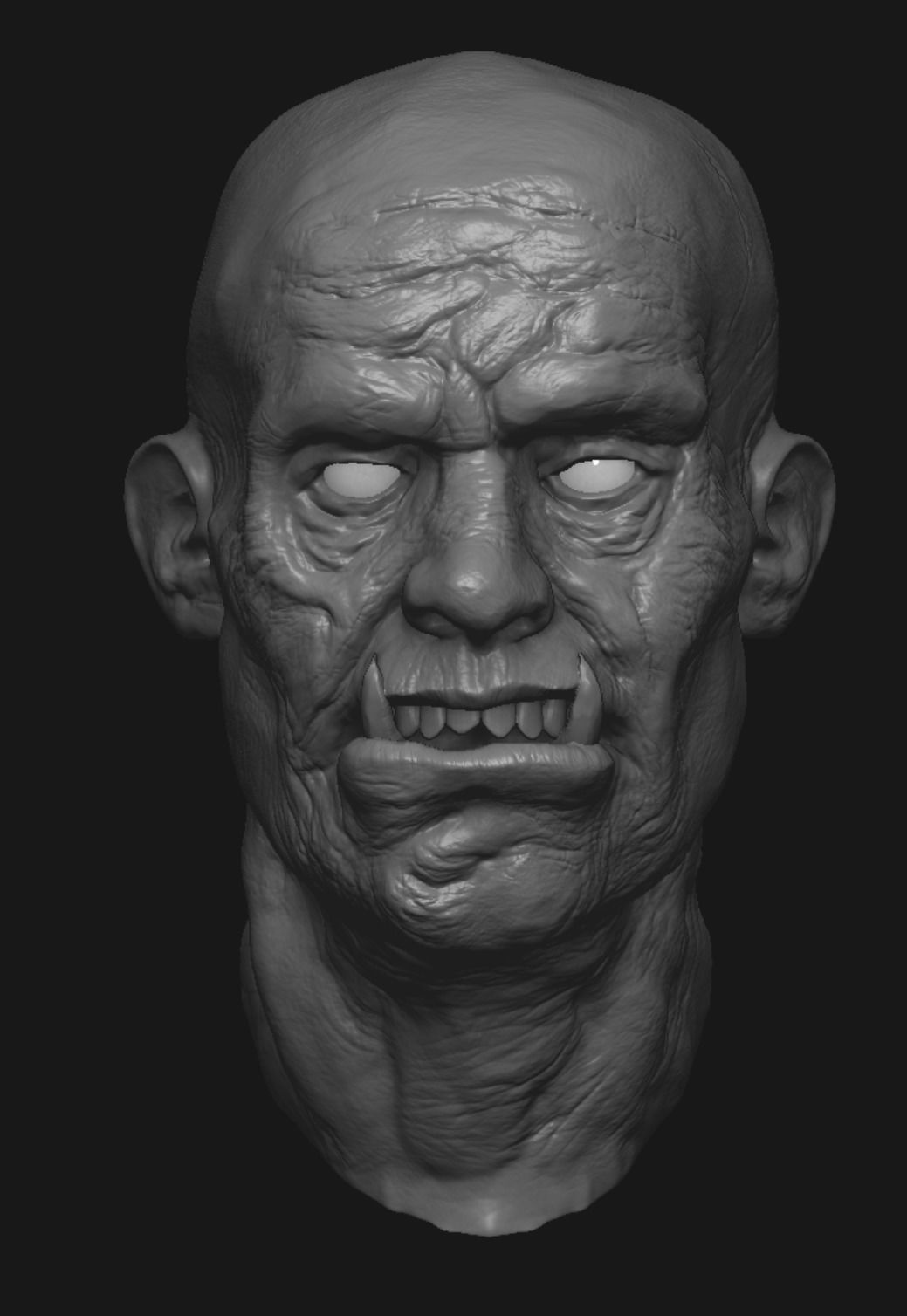 Creature heads  3D model_8