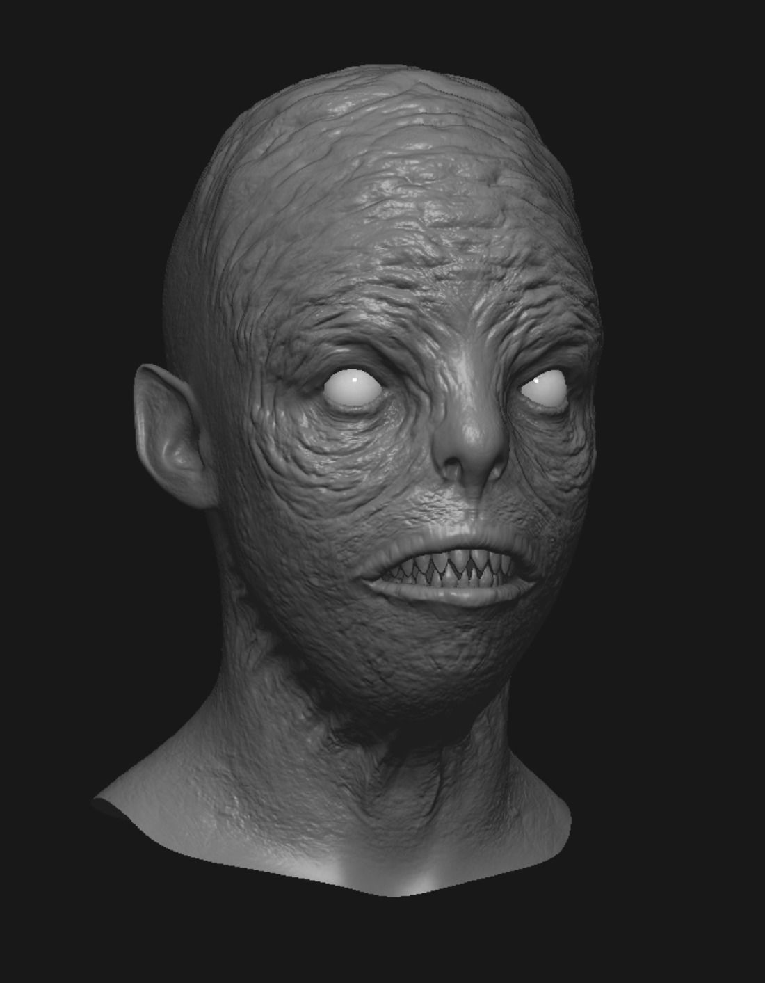 Creature heads  3D model_13