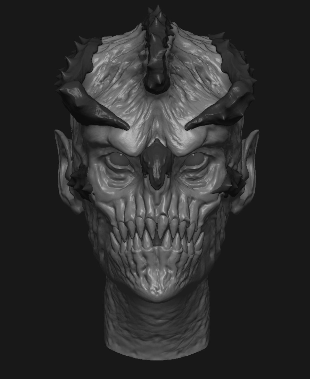 Creature heads  3D model_18