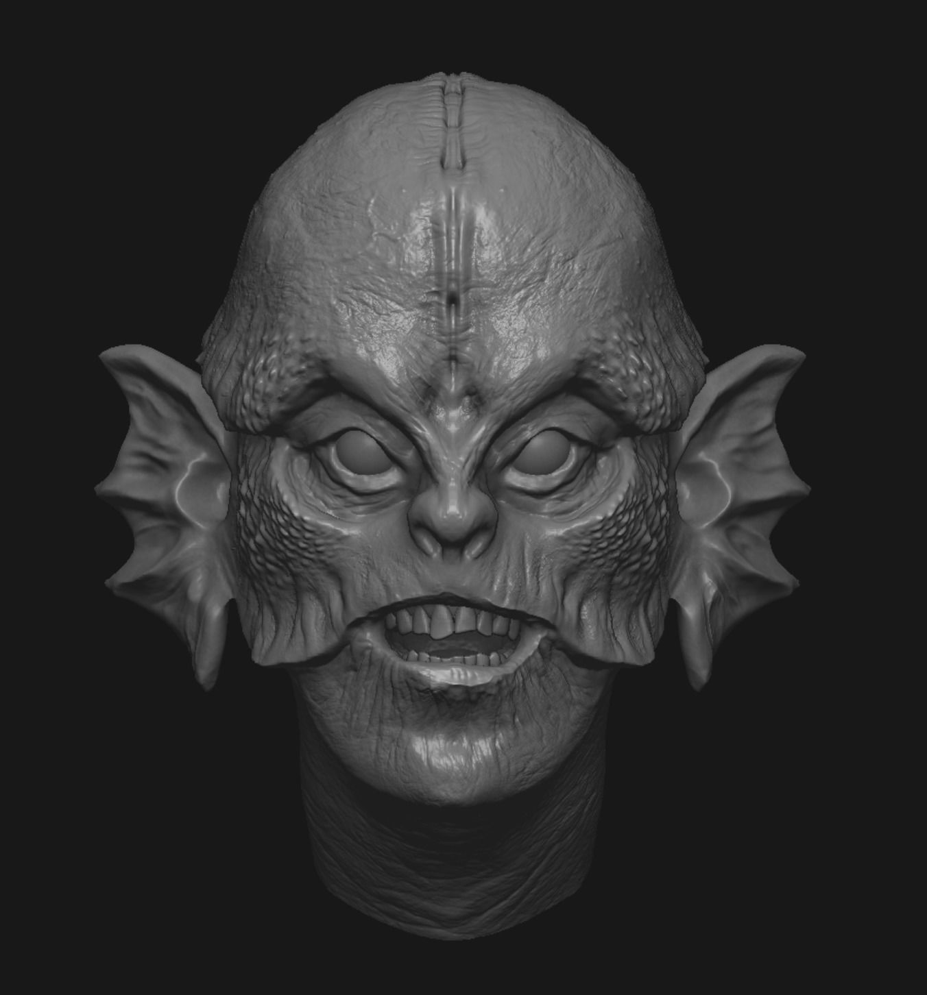 Creature heads  3D model_22
