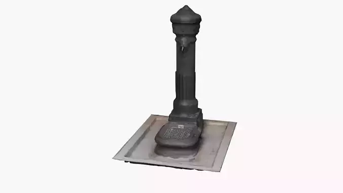 Photo-Scanned Italian Fountain