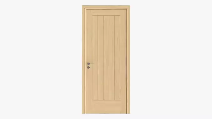 Door modern 01 3D model