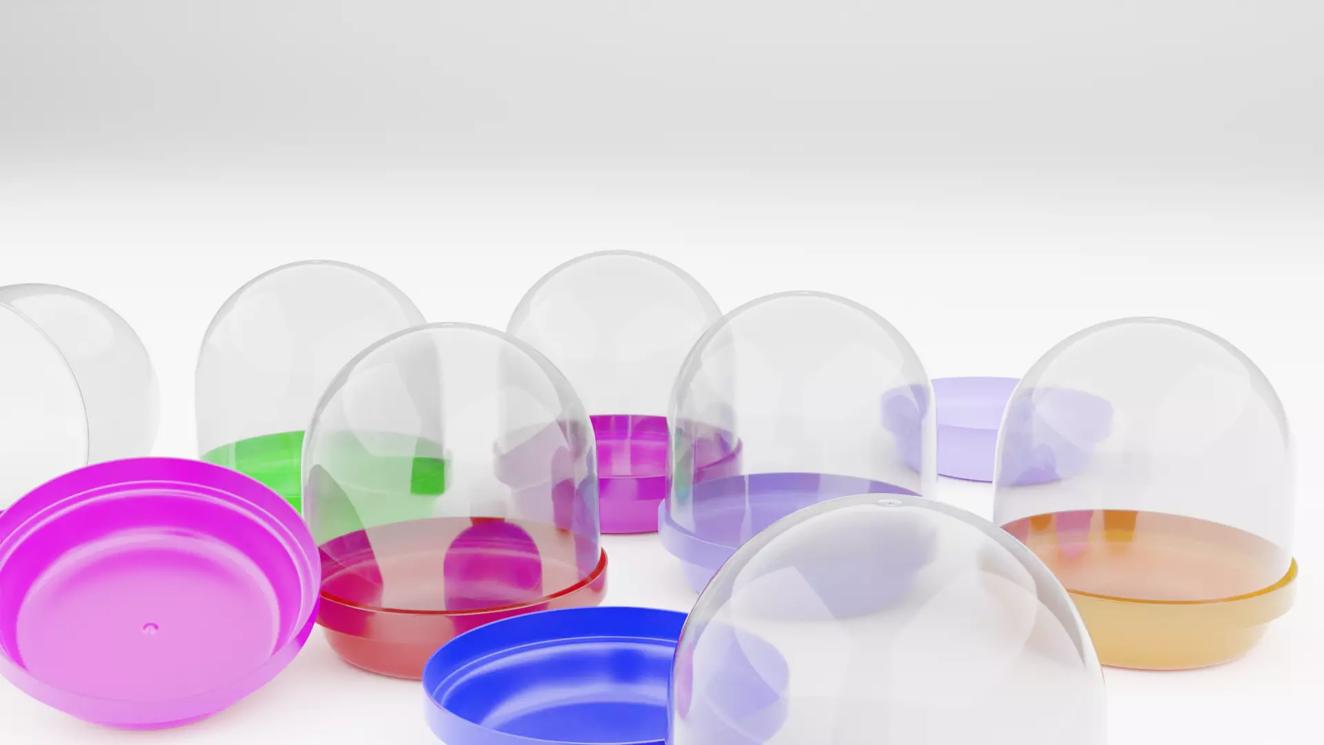 Toy Capsule Low-poly 3D model