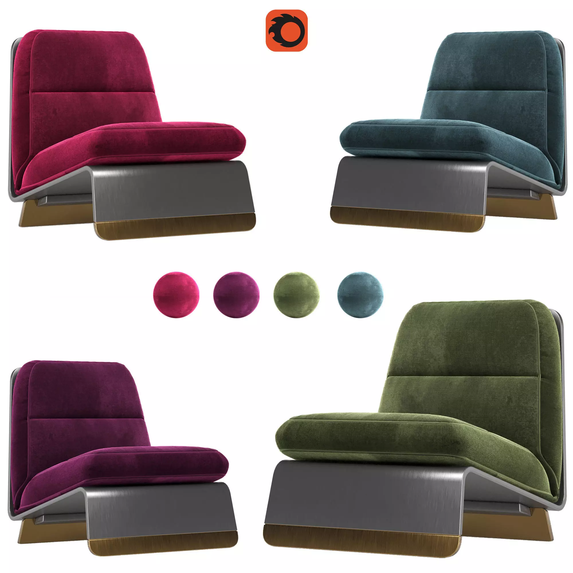Chair baxter greta Free 3D model
