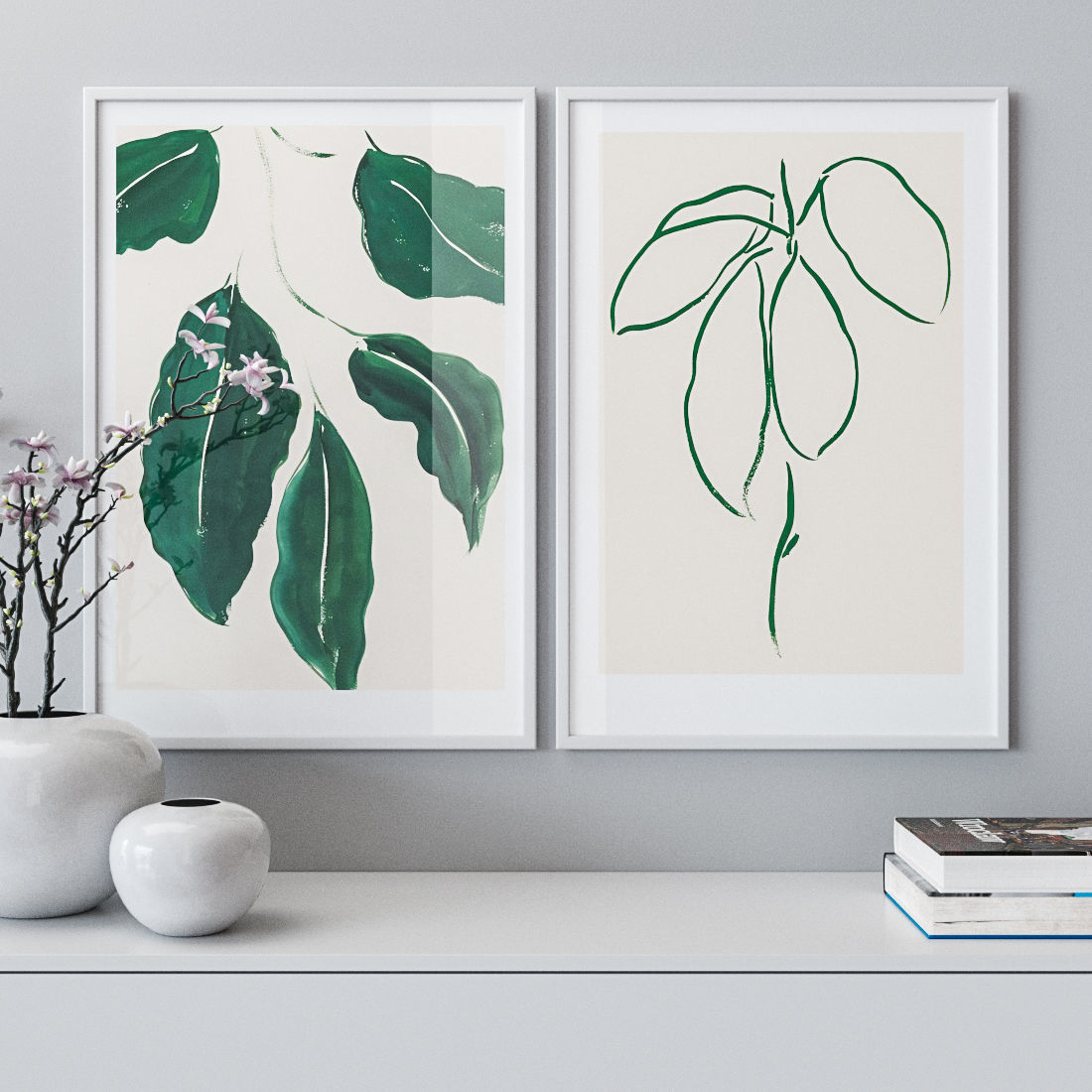 Photo Frames Set 419 3D model_1