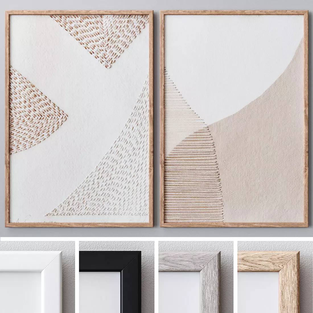 Photo Frames Set 420 3D model