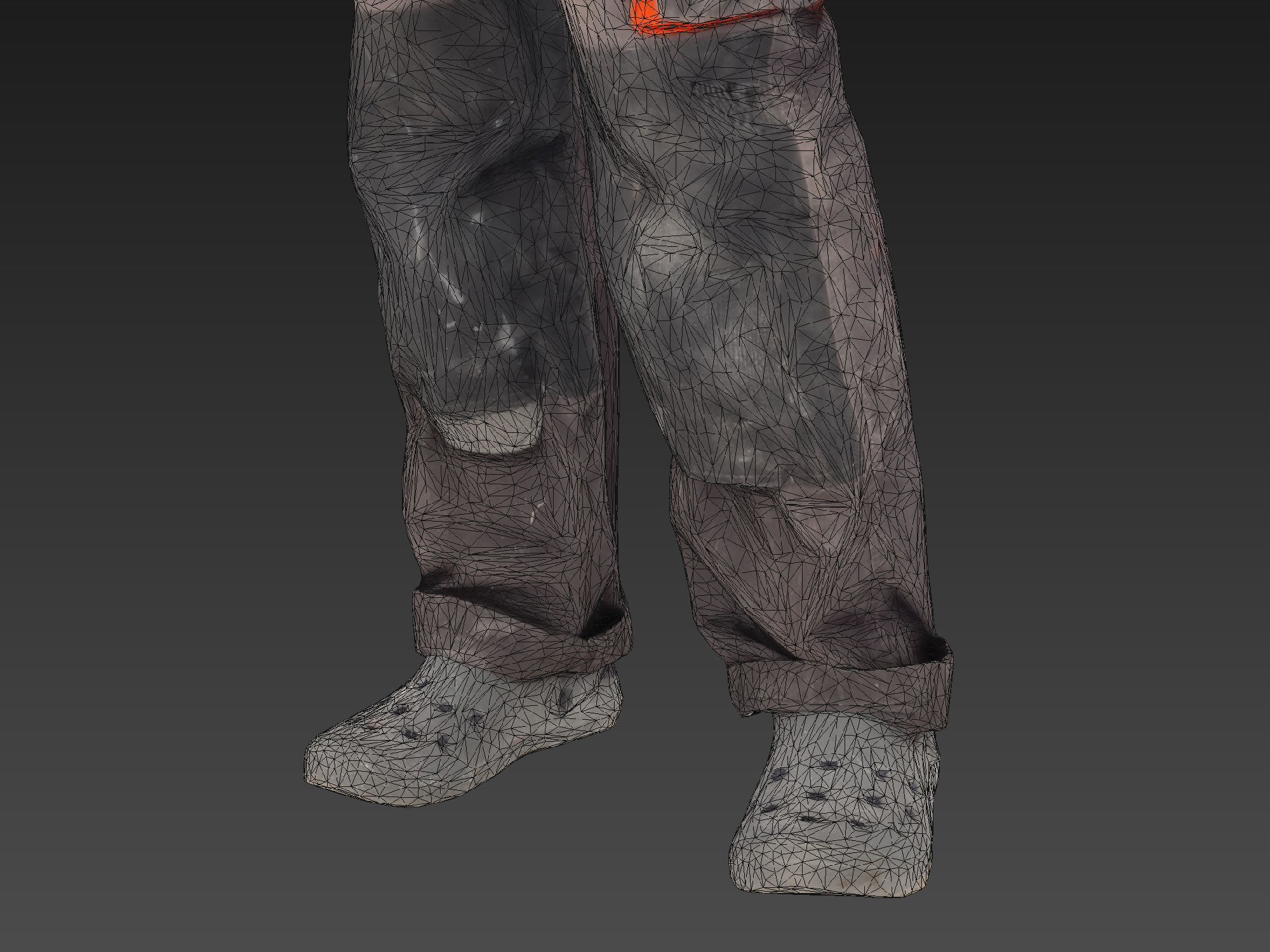 Photorealistic Construction Worker Character 3D model_9