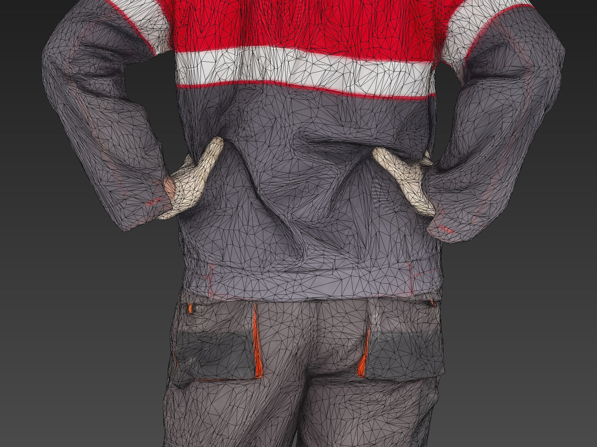 Photorealistic Construction Worker Character 3D model_10