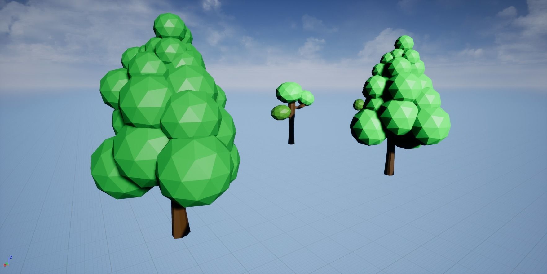 TallLand- LowPoly Forest Bundle Free 3D model_41
