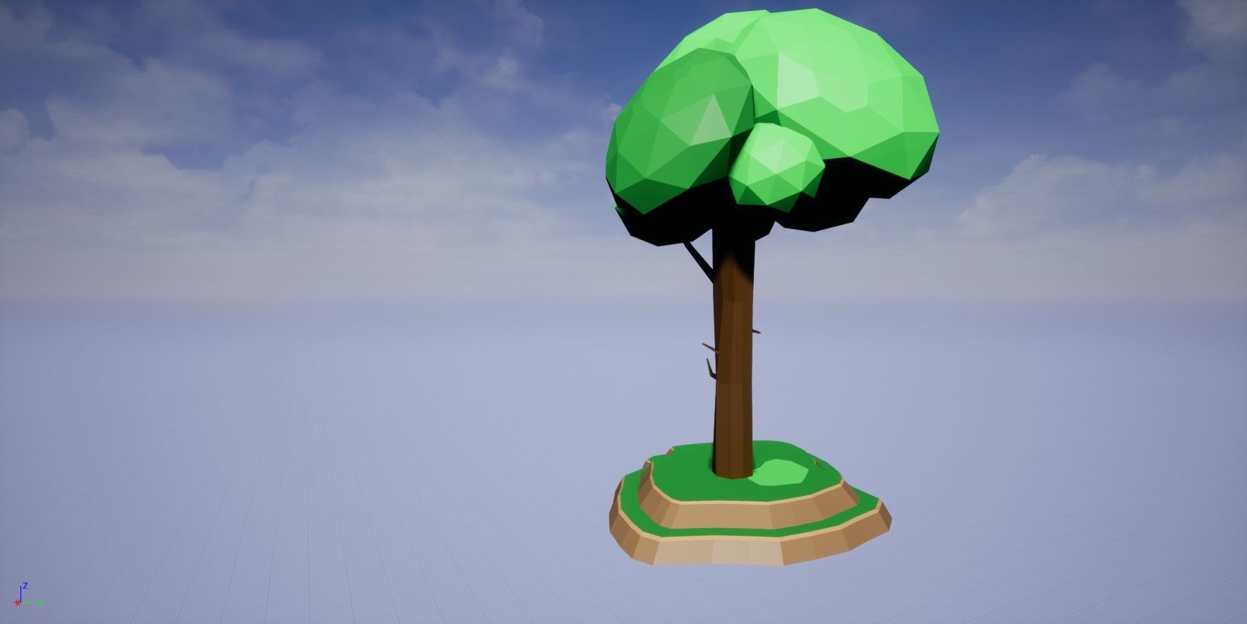 TallLand- LowPoly Forest Bundle Free 3D model_10
