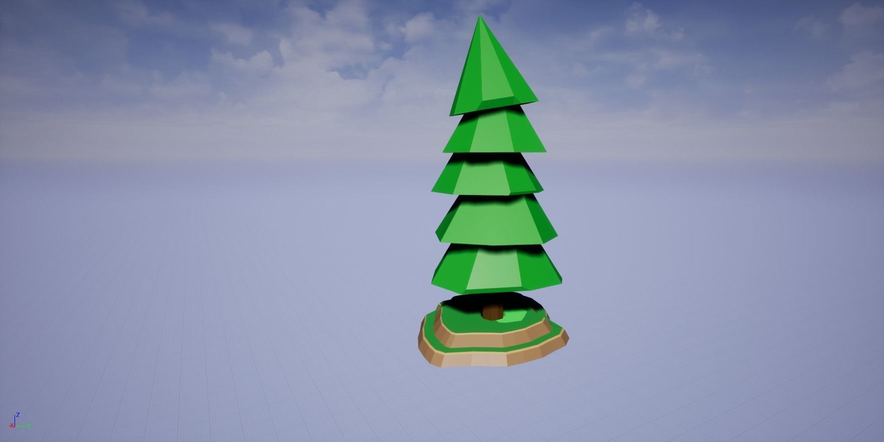 TallLand- LowPoly Forest Bundle Free 3D model_24