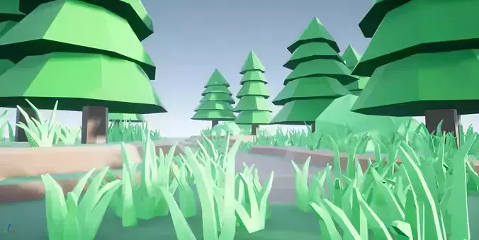 TallLand- LowPoly Forest Bundle