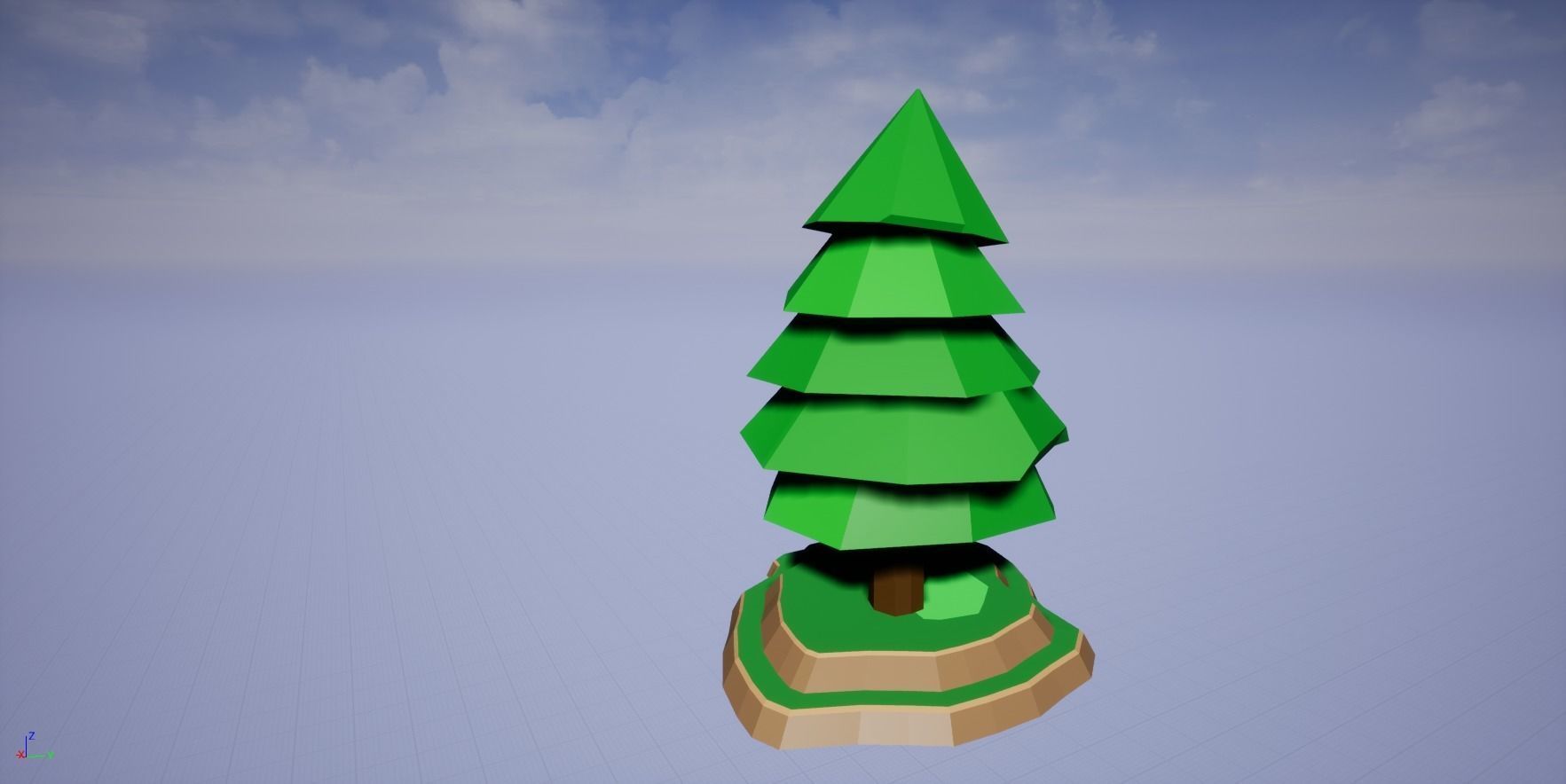 TallLand- LowPoly Forest Bundle Free 3D model_21