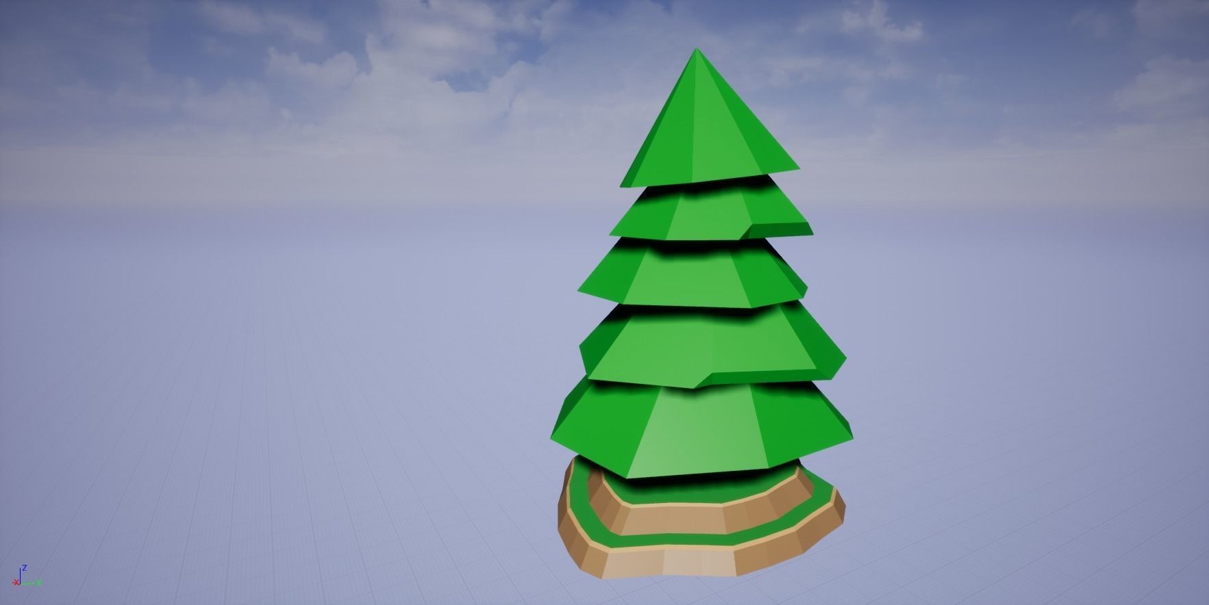 TallLand- LowPoly Forest Bundle Free 3D model_23