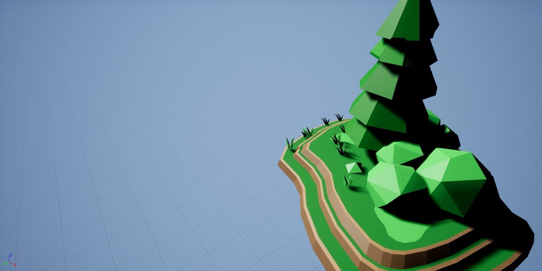 TallLand- LowPoly Forest Bundle Free 3D model_46