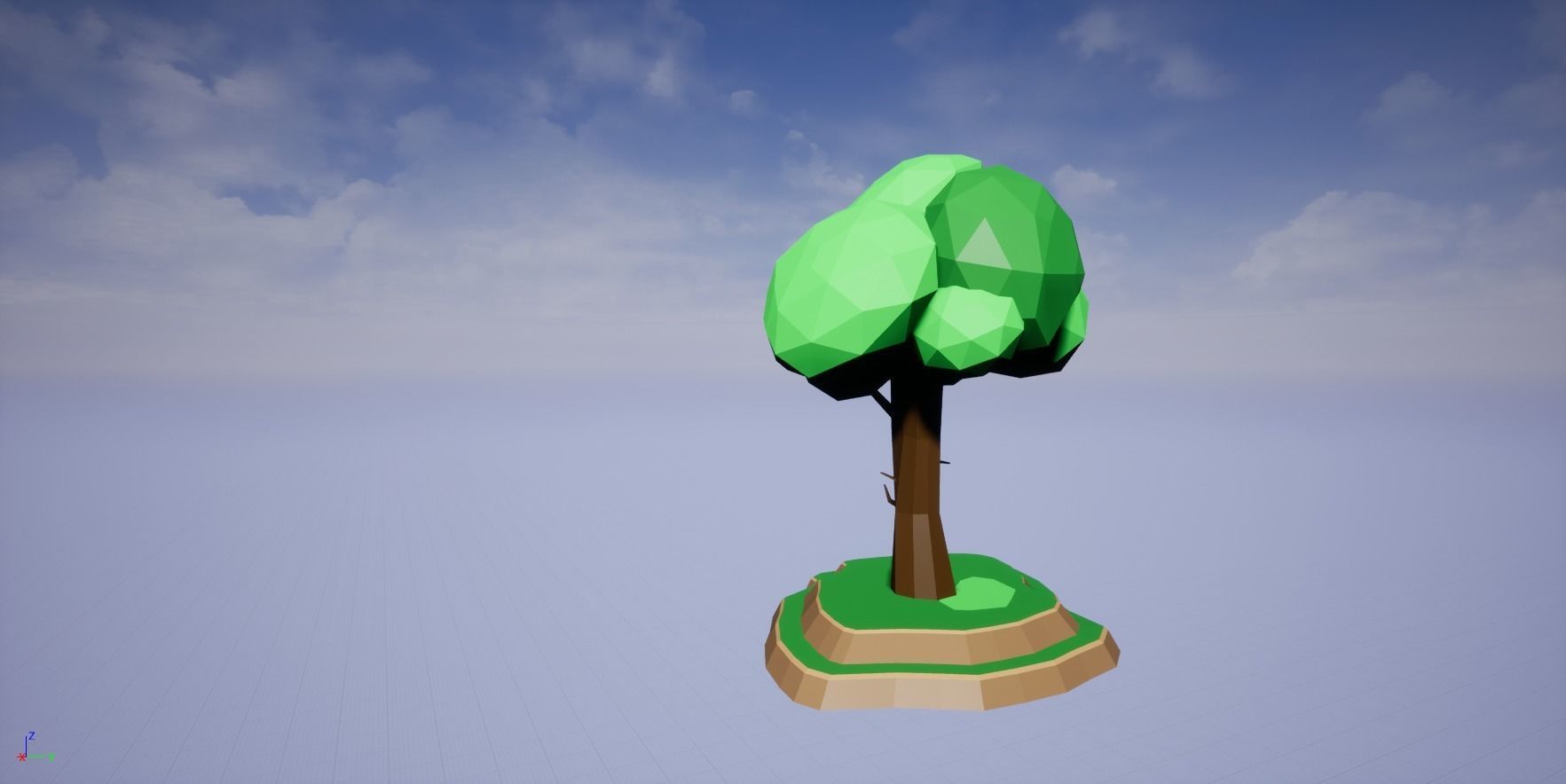 TallLand- LowPoly Forest Bundle Free 3D model_12