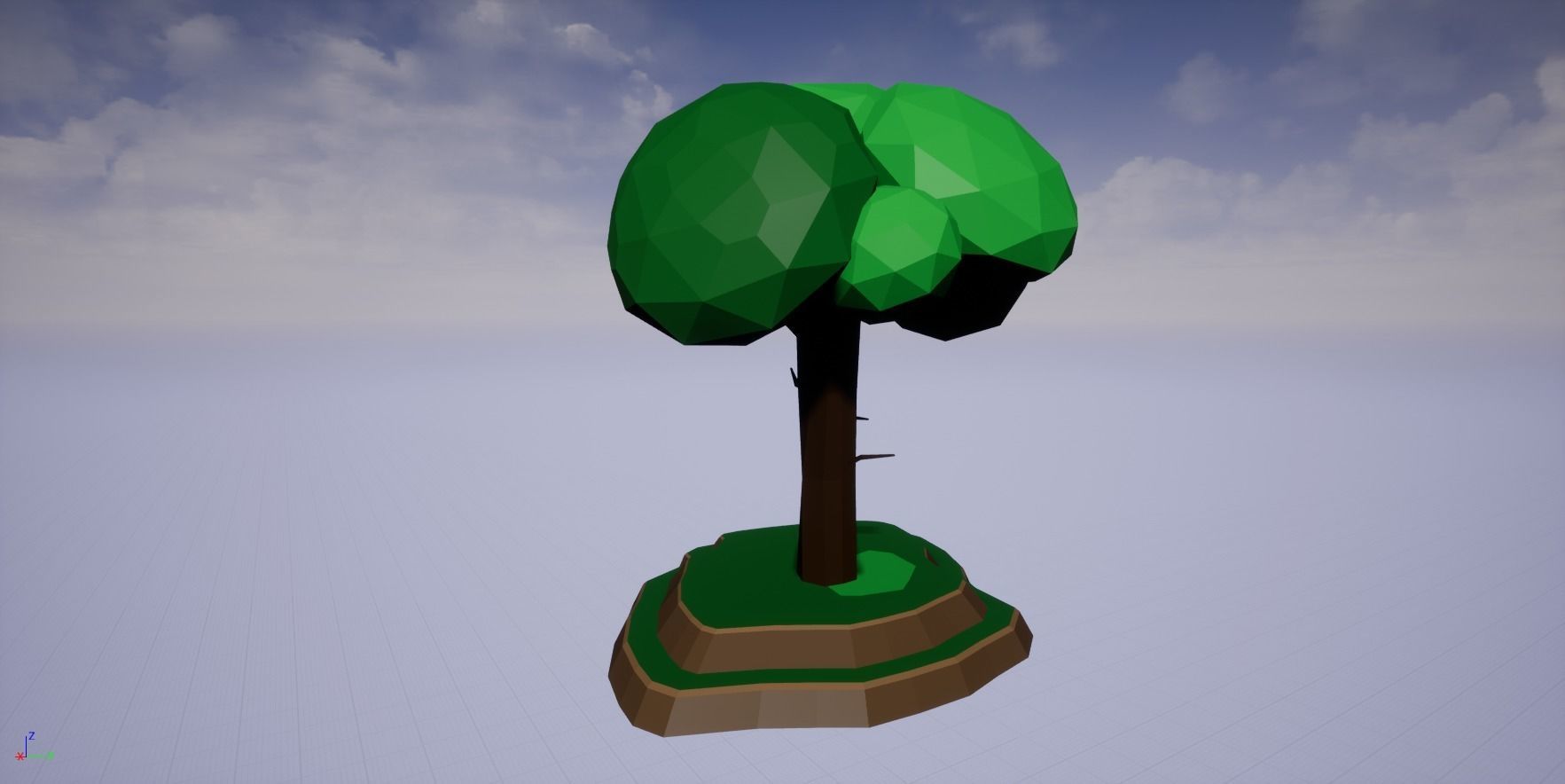 TallLand- LowPoly Forest Bundle Free 3D model_9
