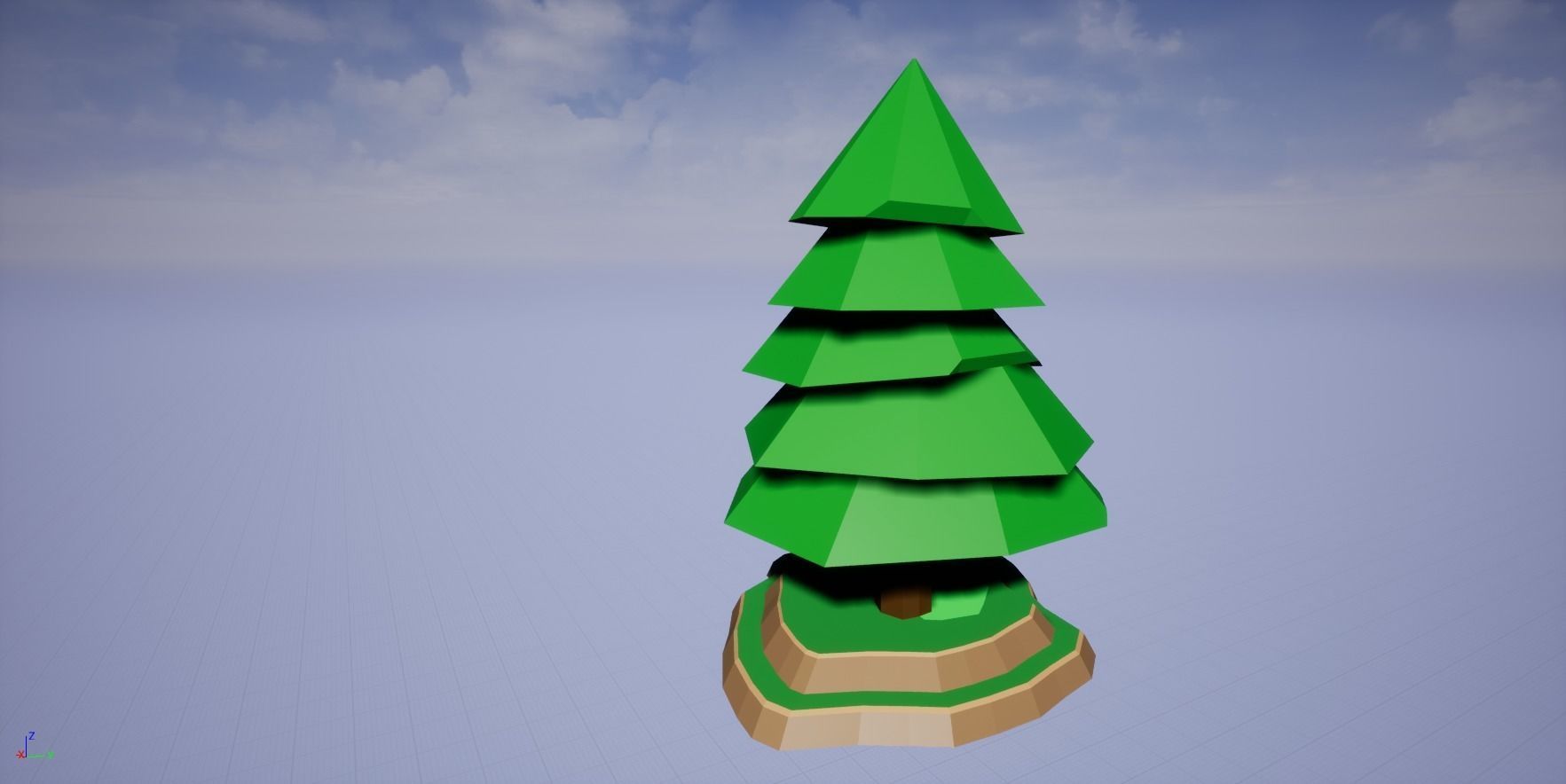 TallLand- LowPoly Forest Bundle Free 3D model_22