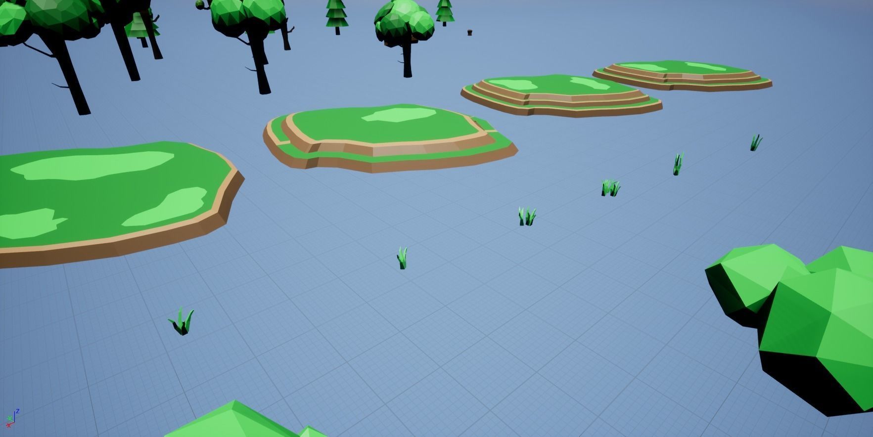 TallLand- LowPoly Forest Bundle Free 3D model_35