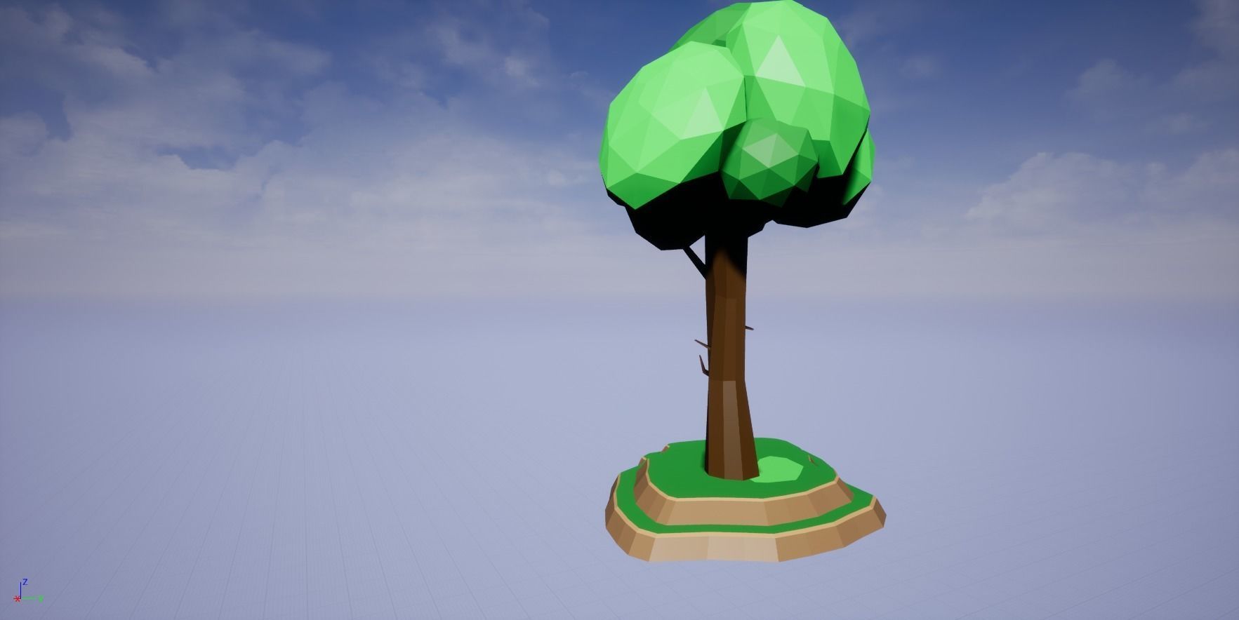 TallLand- LowPoly Forest Bundle Free 3D model_11