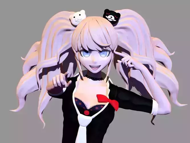 Junko Enoshima Danganronpa 3D print model