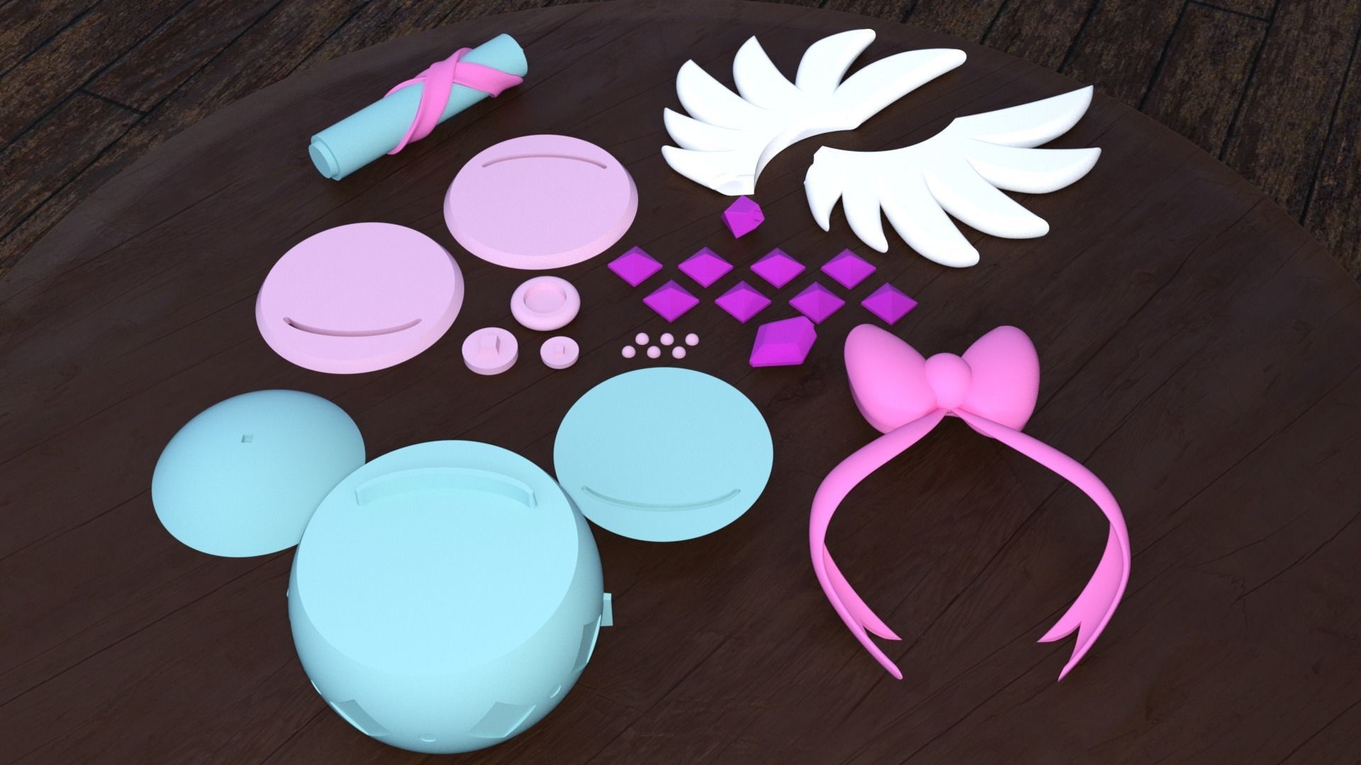 Star vs the forces of evil wands -- Royal Magic Wand -- 3D print model_1