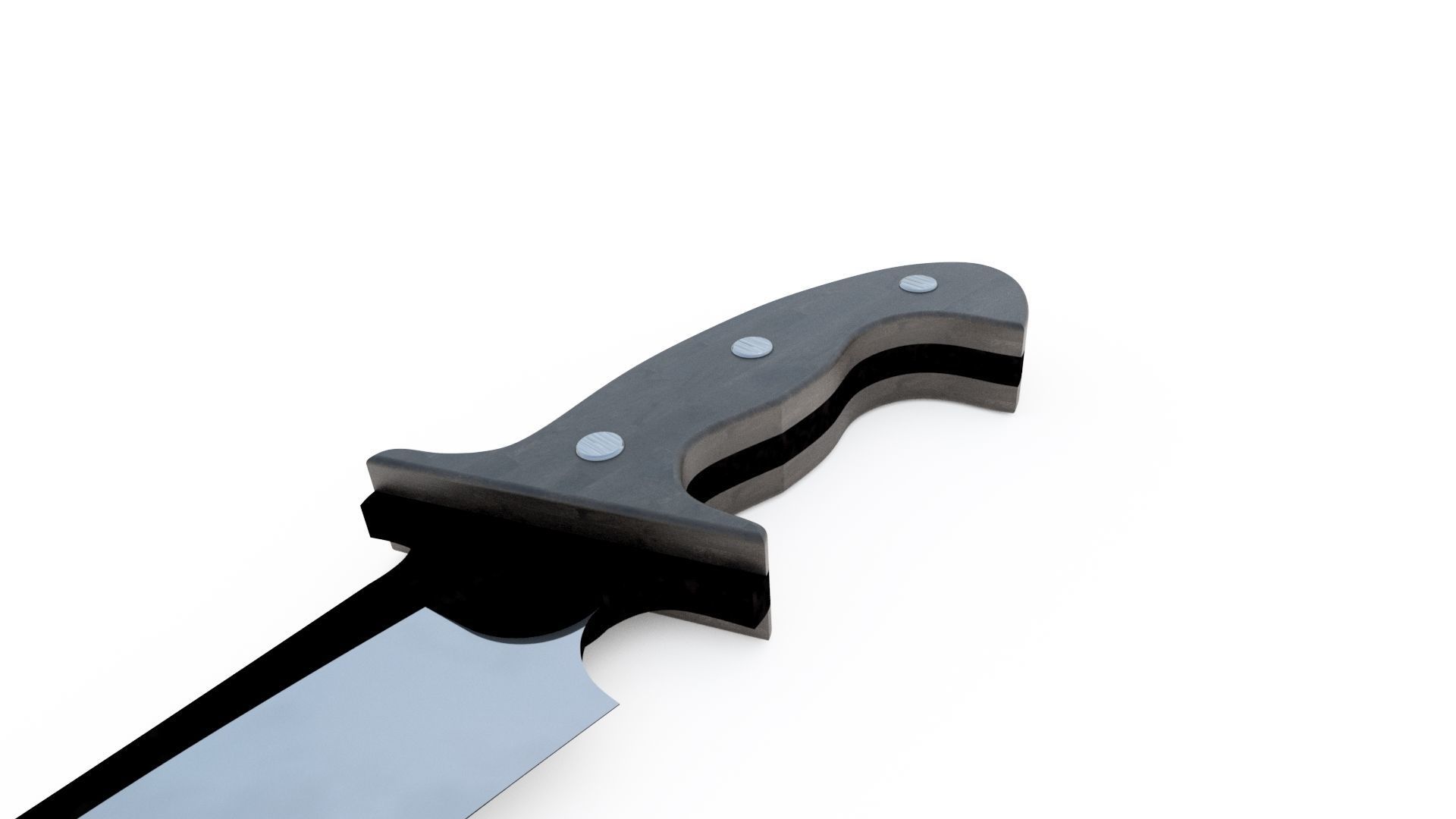 DAGGER samurai sword 3D model_3