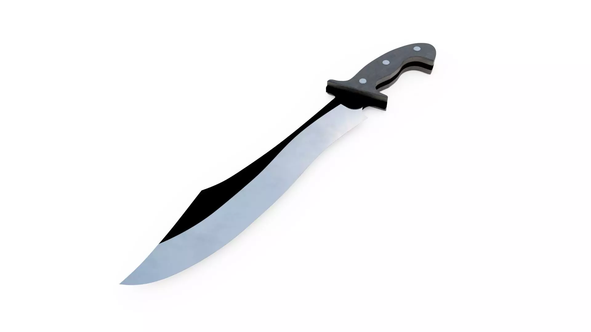 DAGGER samurai sword 3D model_0