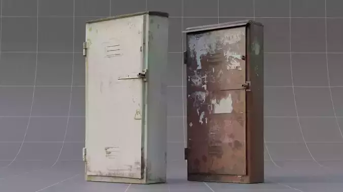 Electric boxs - LowPoly models