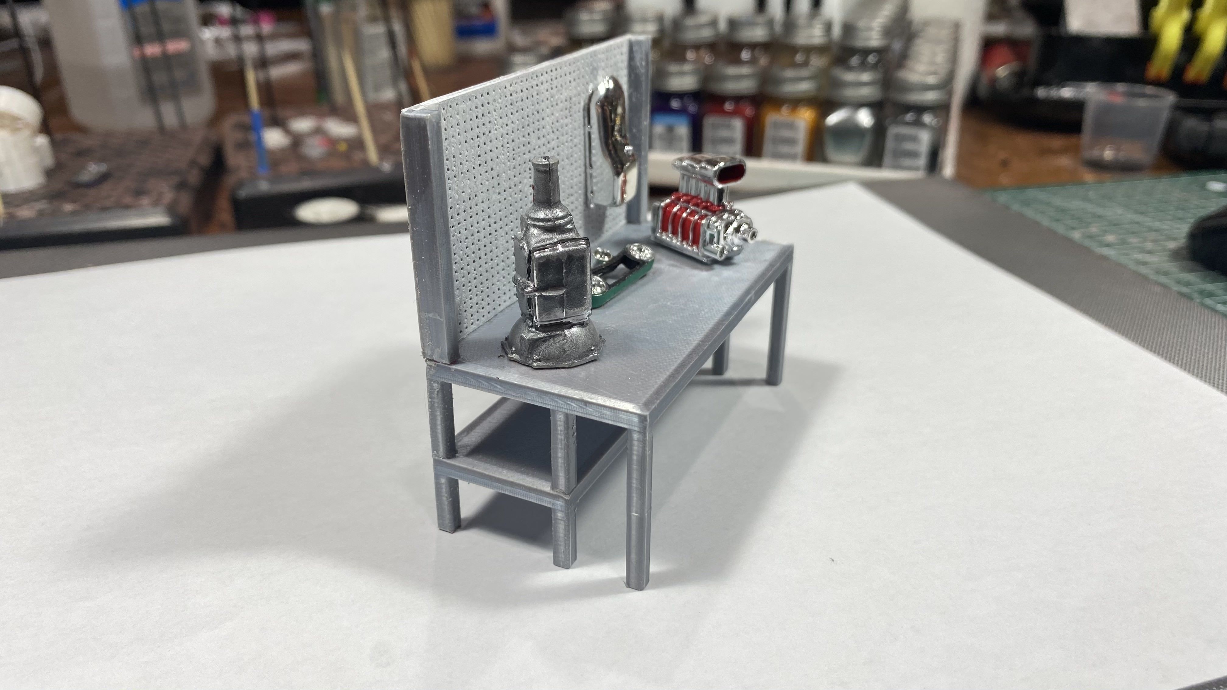 Shop Equipment Set for 3D Print 1-25 Scale 3D print model_7