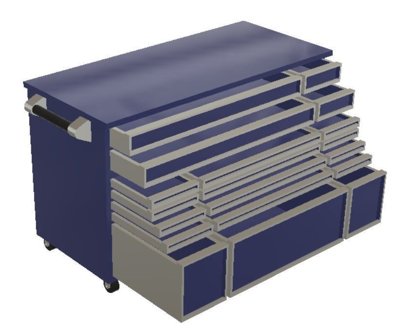 Shop Equipment Set for 3D Print 1-25 Scale 3D print model_31