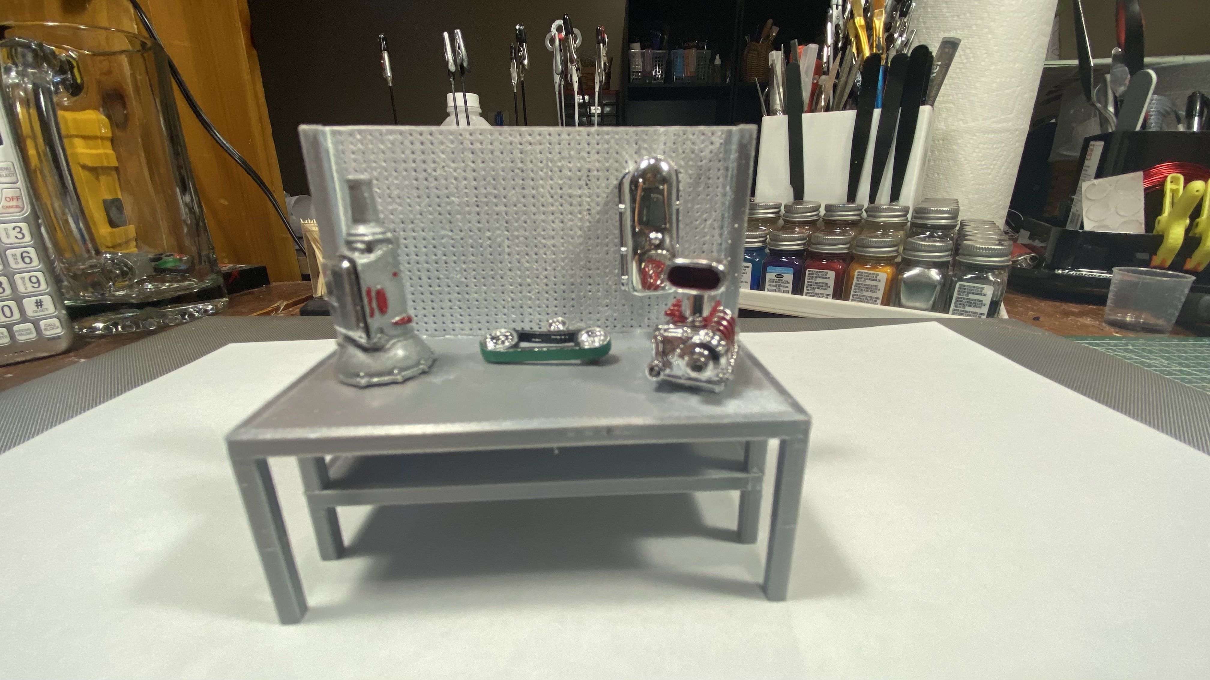 Shop Equipment Set for 3D Print 1-25 Scale 3D print model_10